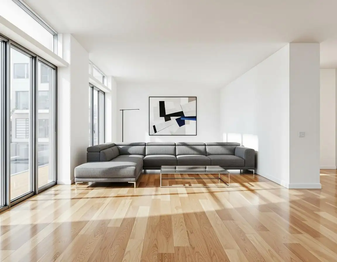 Modern eingerichtetes Wohnzimmer